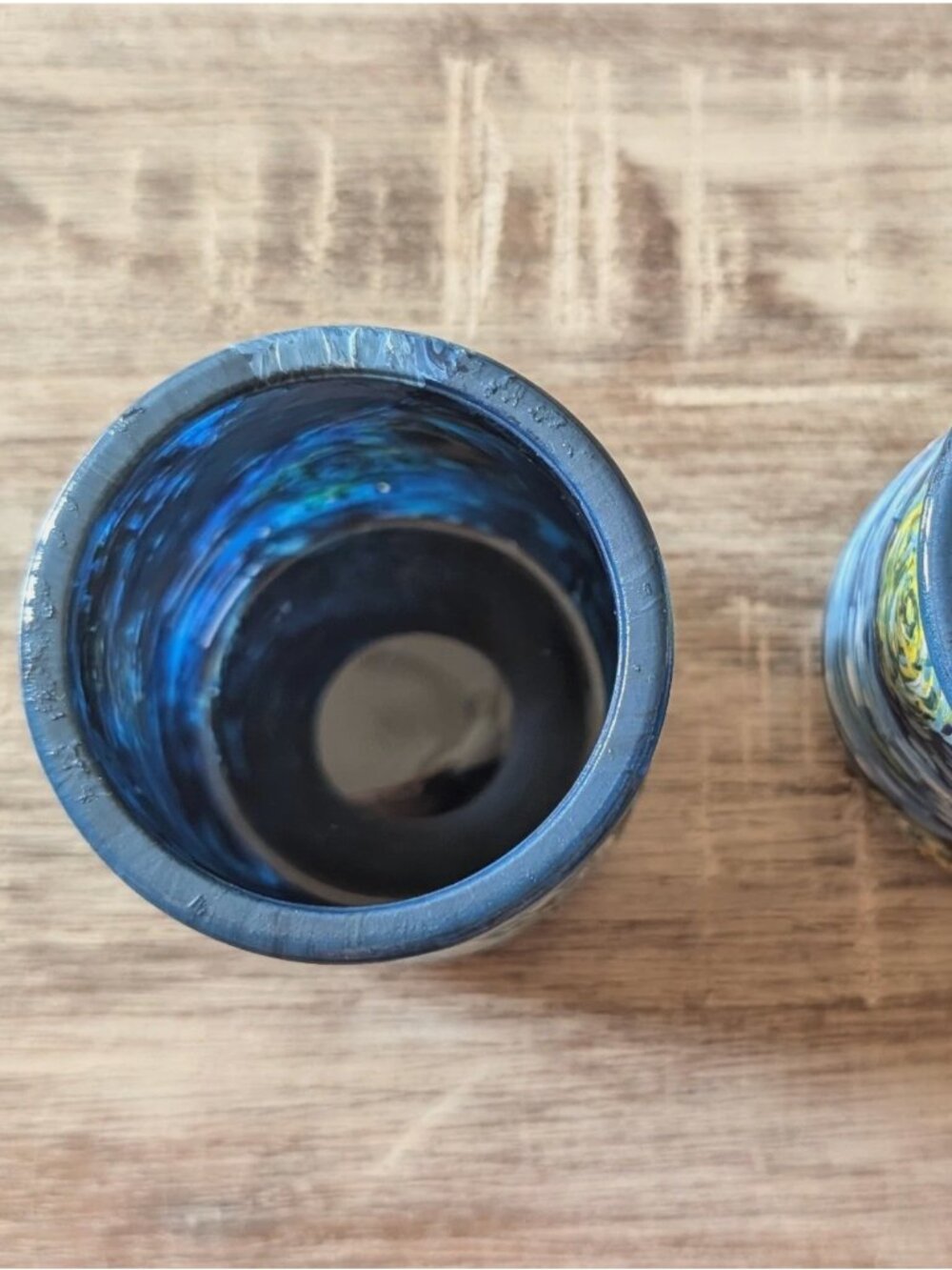 Hand-Painted "Starry Night" Tealight Holders - Set of 2 | Van Gogh Inspired Jars - Picture 16 of 16